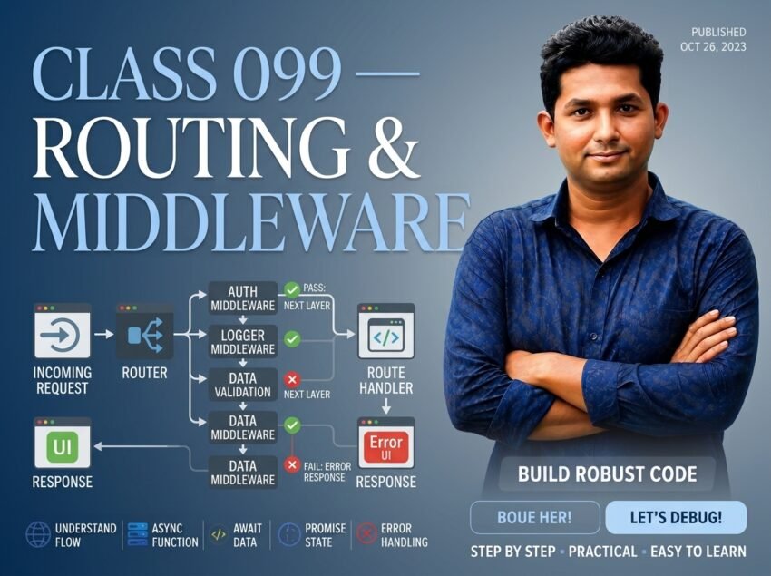 Class 099 — Routing & Middleware