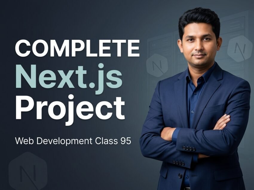 Complete Next.js Project — Web Development Class 95