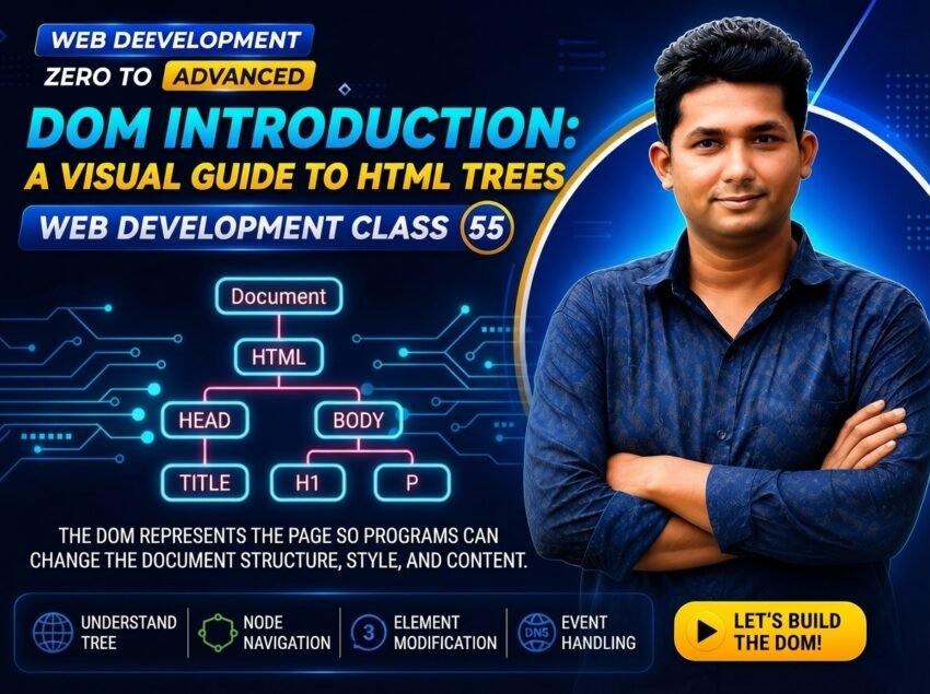 DOM Introduction — Web Development Class 55