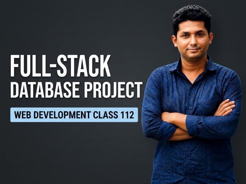 Full-Stack Database Project — Web Development Class 112