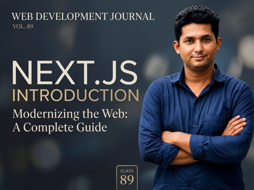 Next.js Introduction — Web Development Class 89