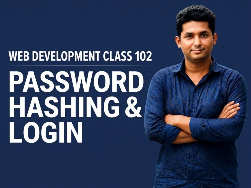 Password Hashing & Login — Web Development Class 102