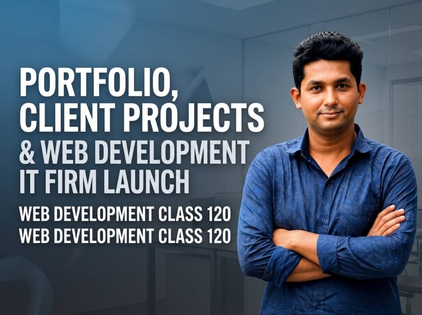 Portfolio, Client Projects & Web Development IT Firm Launch — Web Development Class 120