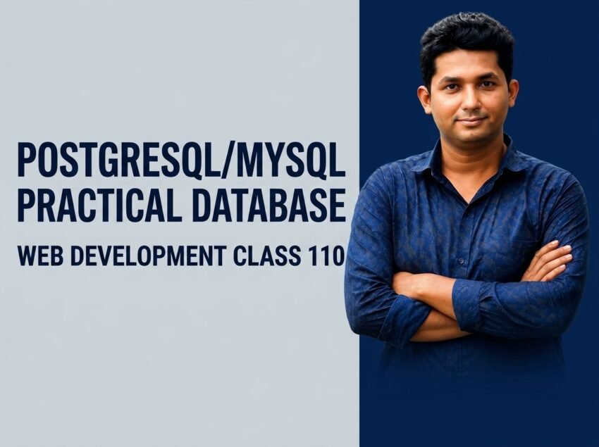 PostgreSQLMySQL Practical Database — Web Development Class 110