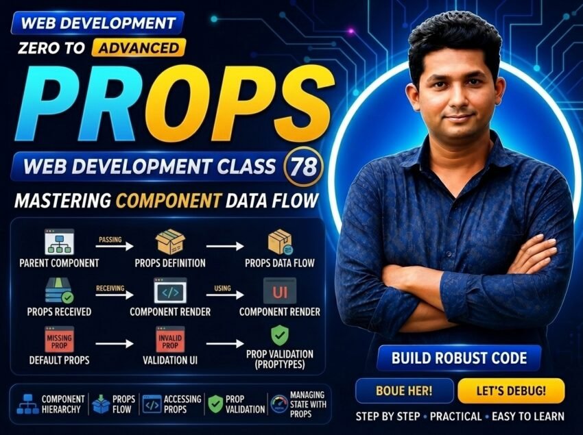 Props — Web Development Class 78