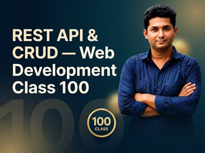 REST API & CRUD — Web Development Class 100