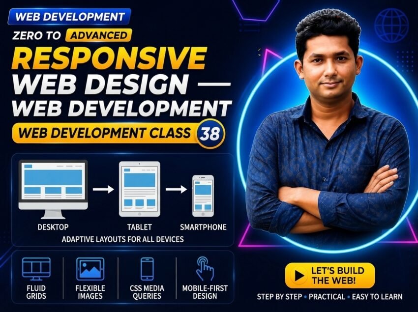 Responsive Web Design — Web Development Class 38