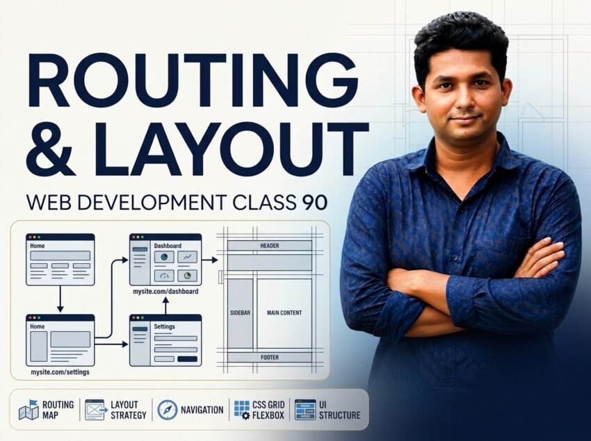 Routing & Layout — Web Development Class 90