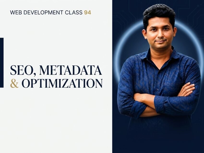SEO, Metadata & Optimization — Web Development Class 94
