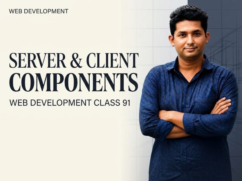 Server & Client Components — Web Development Class 91