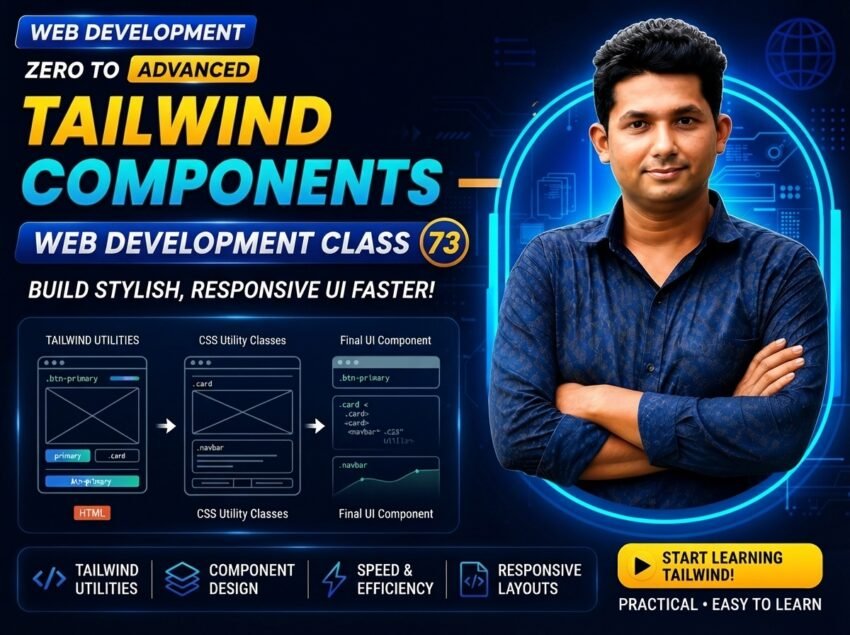 Tailwind Components — Web Development Class 73