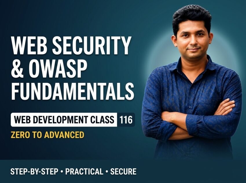 Web Security & OWASP Fundamentals — Web Development Class 116